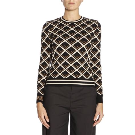 fendi sweater female with button|Fendi swag outfit for women.